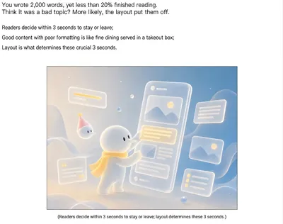 WeChat Official Account Layout: Minimalist Black and Gray Numbered Long Article Style