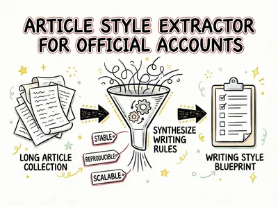 Small and Beautiful IP - A Style Extractor for WeChat Official Account Articles