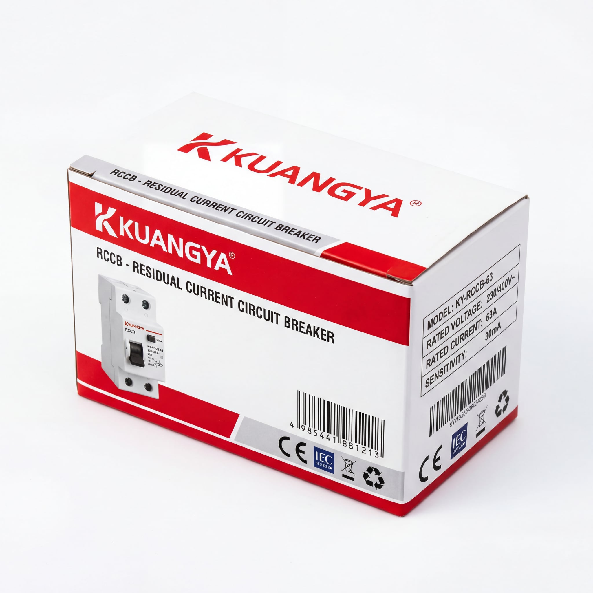 KUANGYA RCCB Packaging