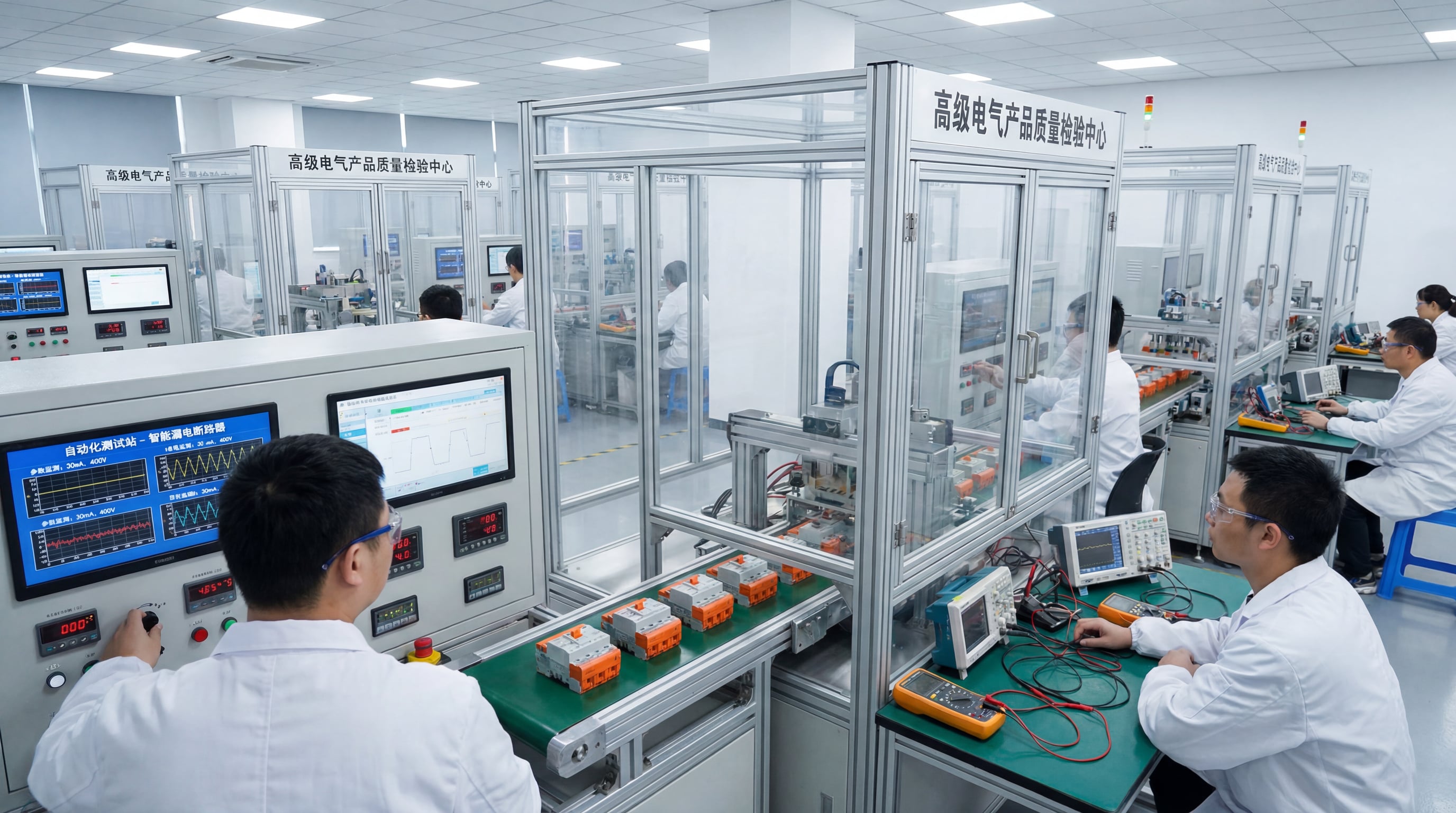 RCCB Production Line Quality Control