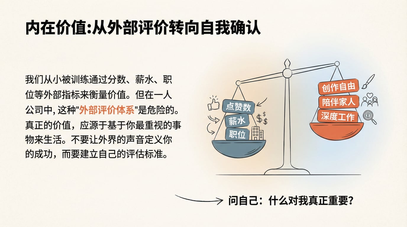 内在价值:从外部评价转向自我确认