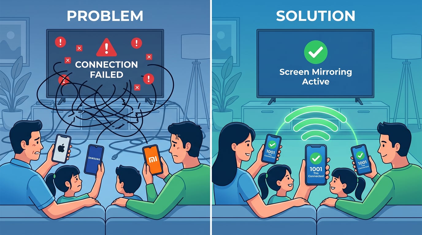 Problem vs Solution - 1001 TVs