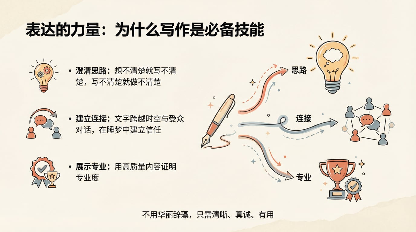 表达的力量:为什么写作是必备技能