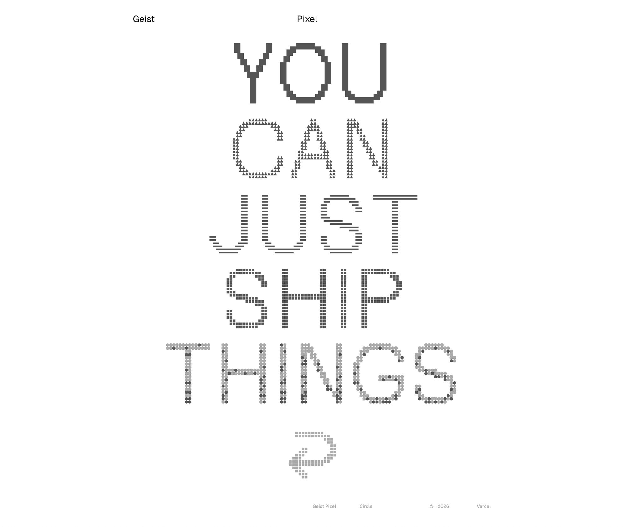 Geist Pixel Örneği - SADECE EŞYA GÖNDEREBİLİRSİNİZ