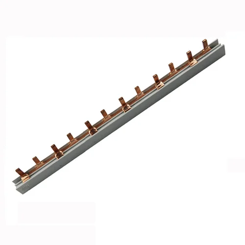 A pin-type busbar with its characteristic straight pins.