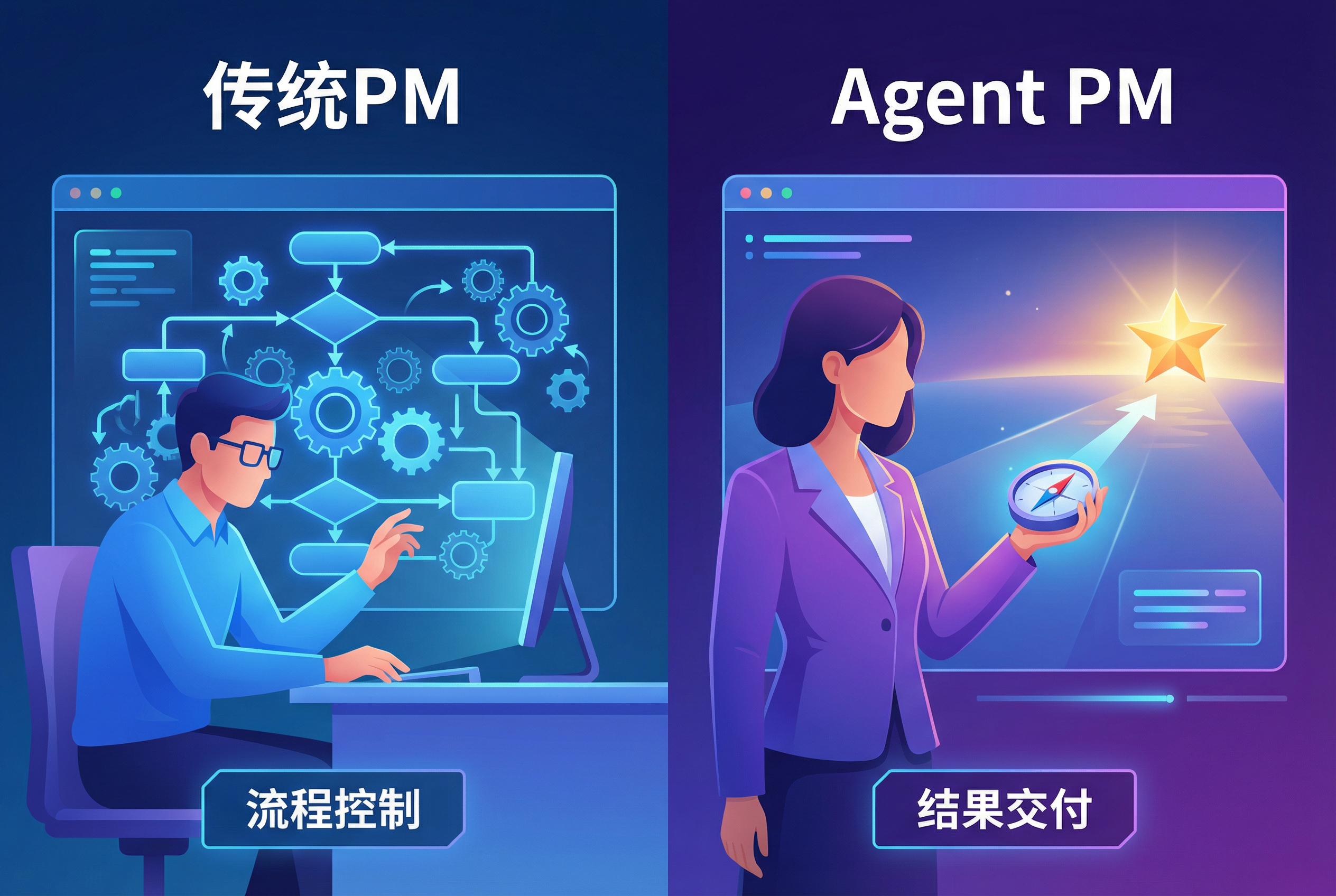 传统 PM vs Agent PM