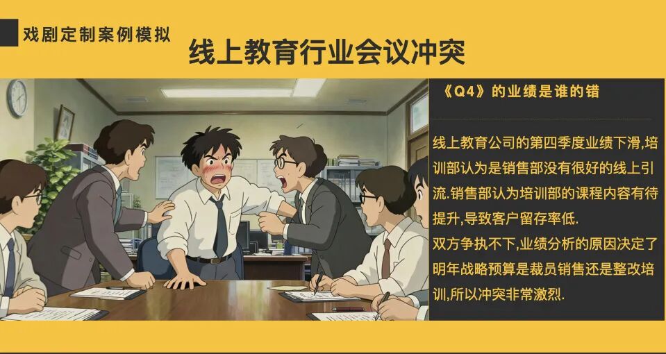 雅为企业剧场 企业戏剧培训现场