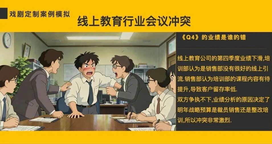 雅为企业剧场 企业戏剧培训现场